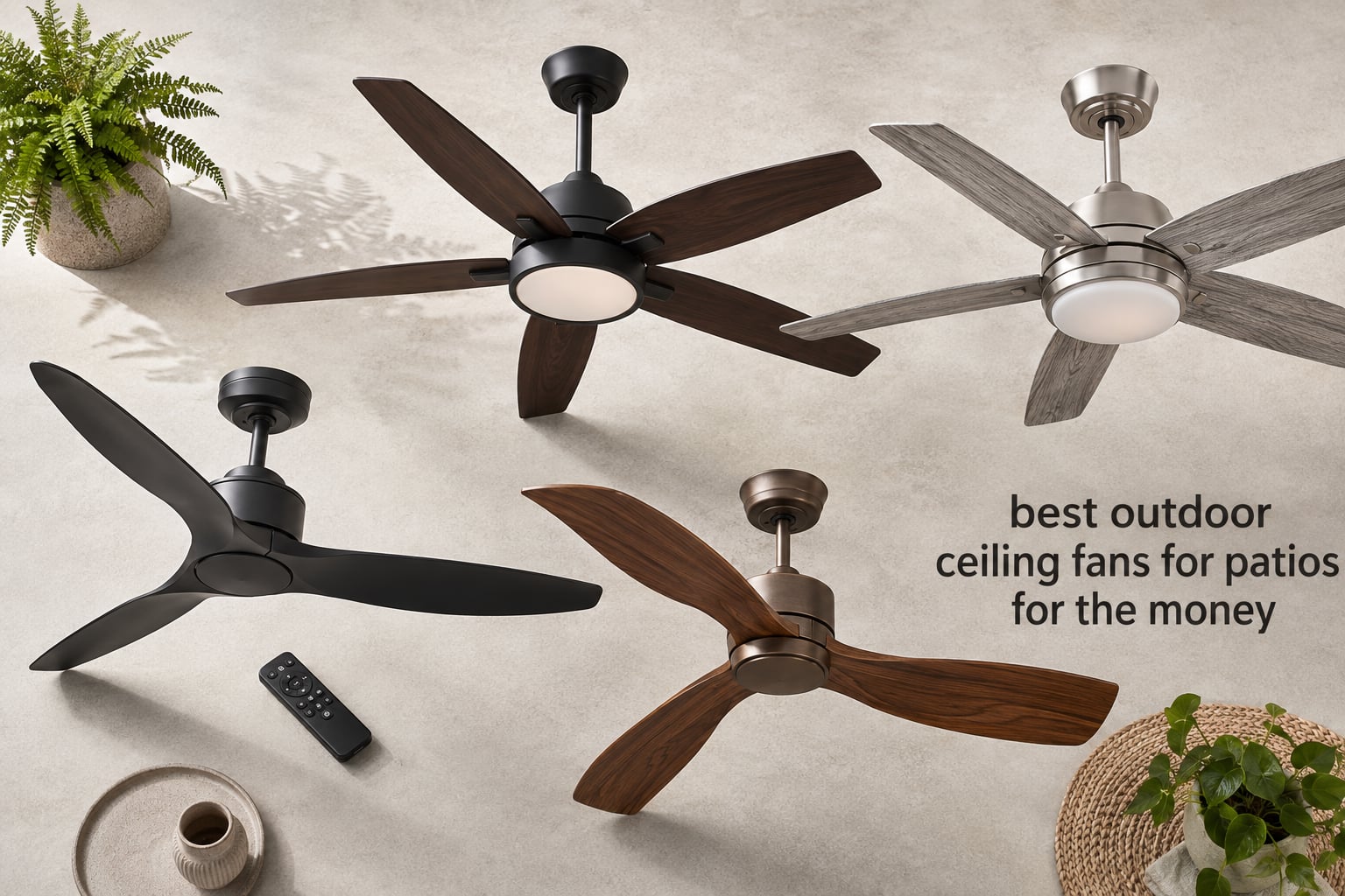 best outdoor ceiling fans for patios for the money