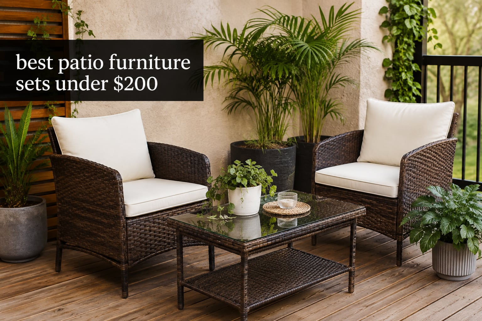 best patio furniture sets under $200