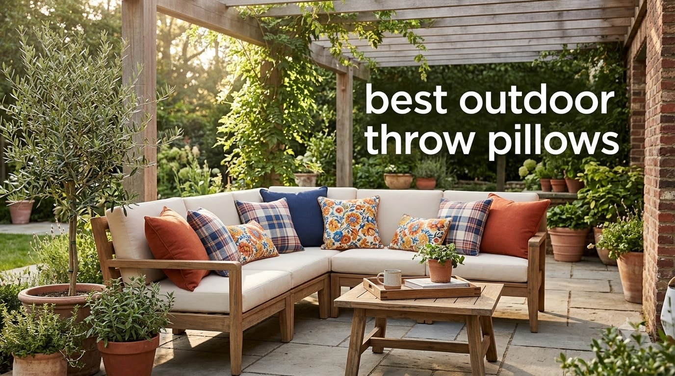 best outdoor throw pillows