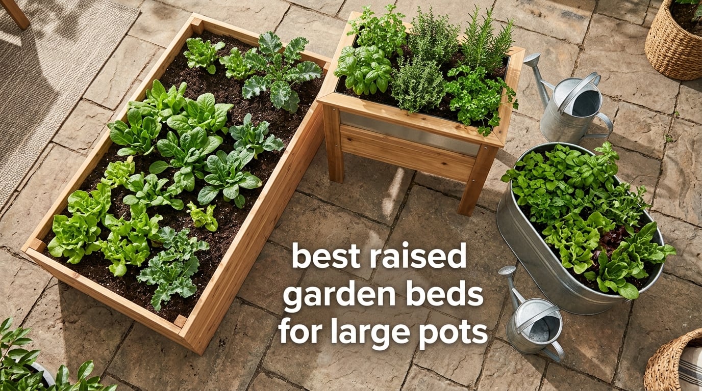 best raised garden beds for large pots