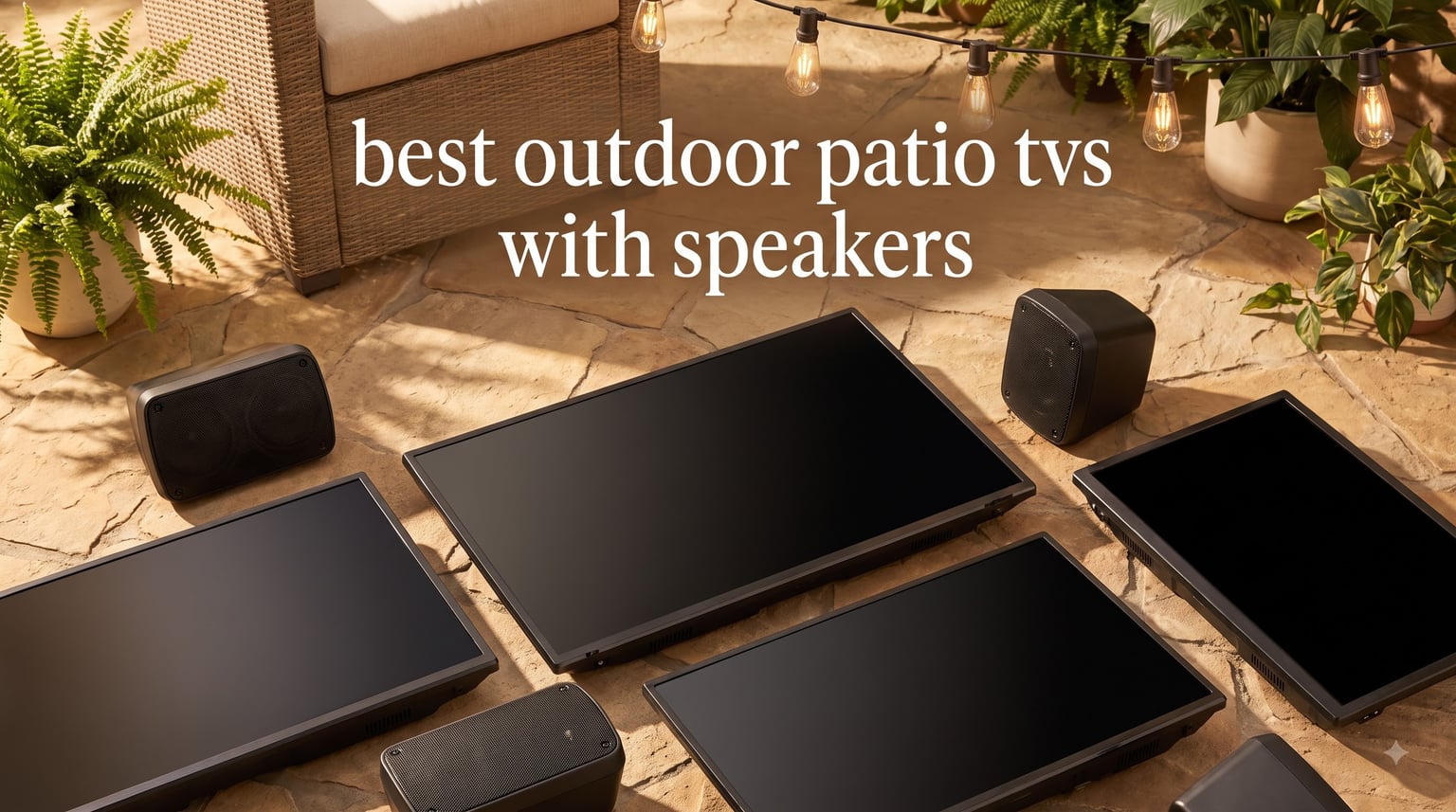 best outdoor patio tvs with speakers