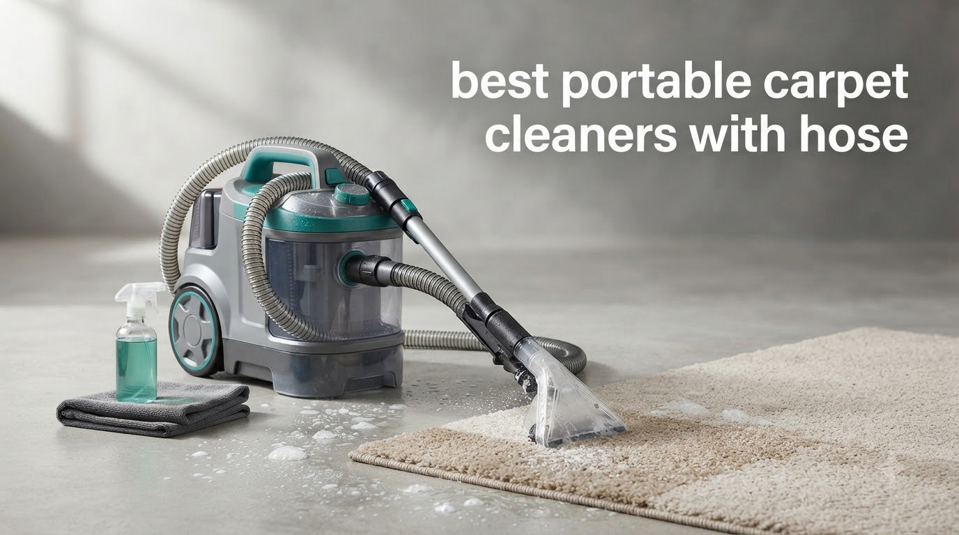 best portable carpet cleaners with hose