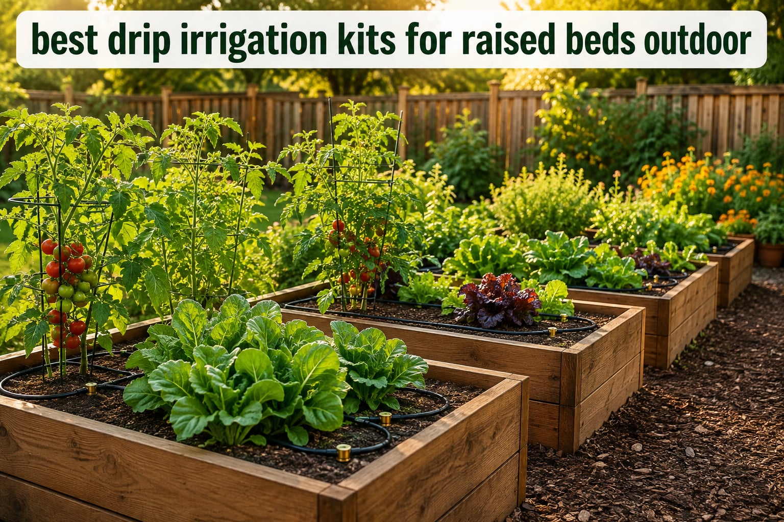 best drip irrigation kits for raised beds outdoor