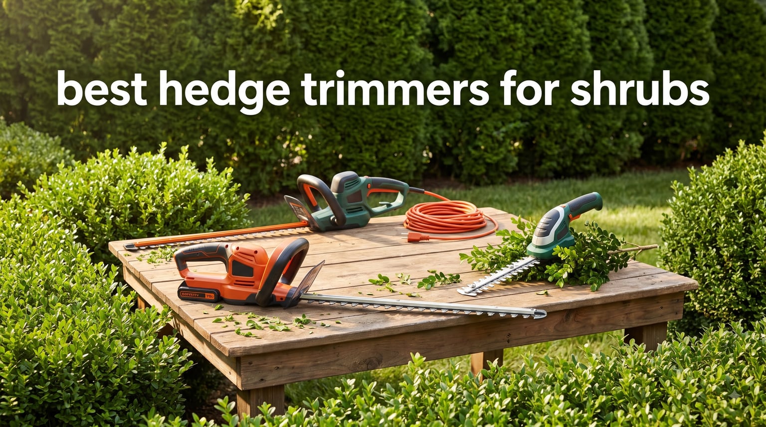 best hedge trimmers for shrubs