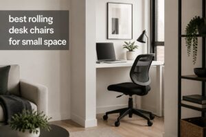 best rolling desk chairs for small space