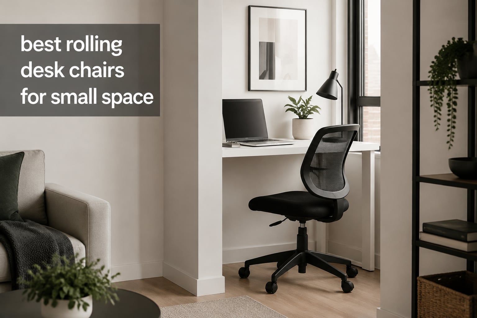 best rolling desk chairs for small space