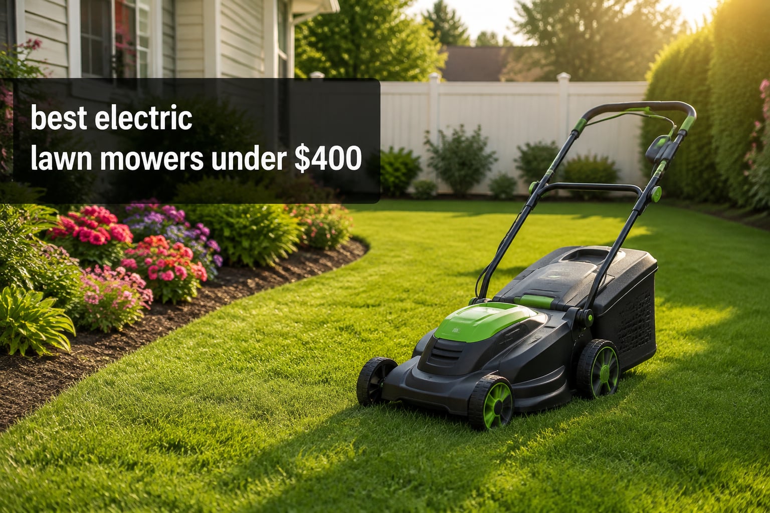 best electric lawn mowers under $400