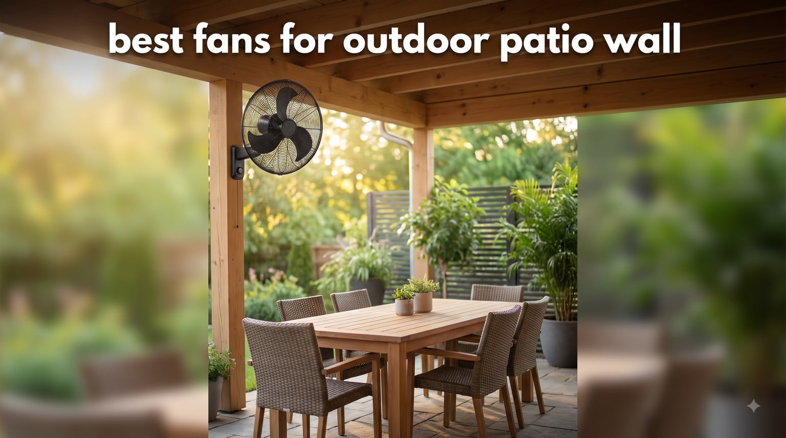best fans for outdoor patio wall