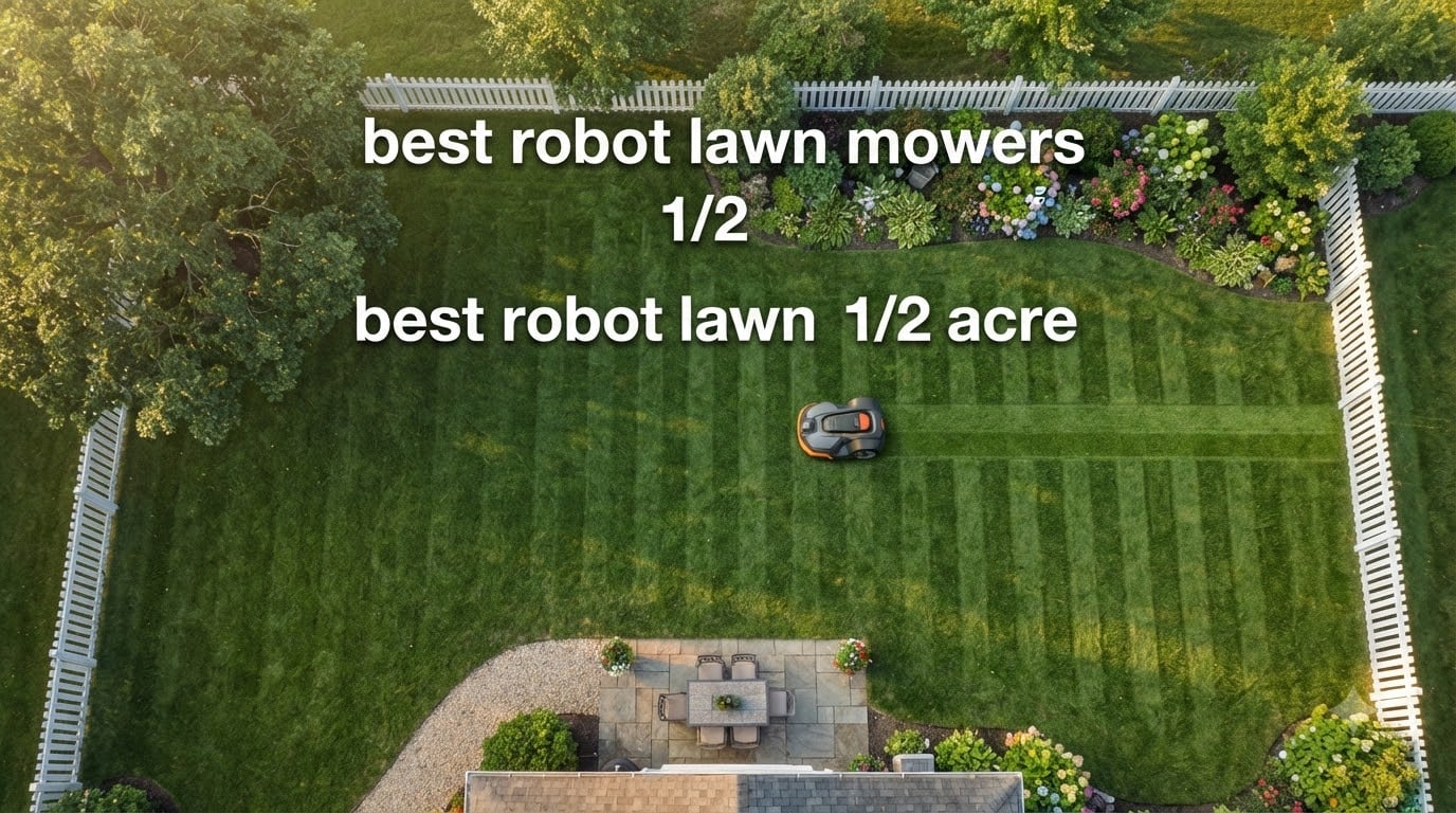 best robot lawn mowers for 1/2 acre