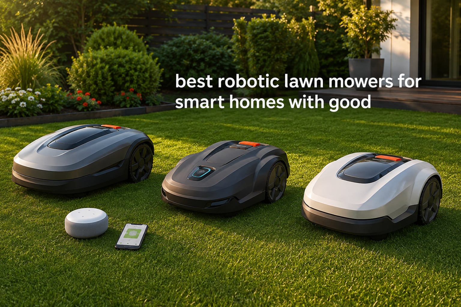 best robotic lawn mowers for smart homes with good