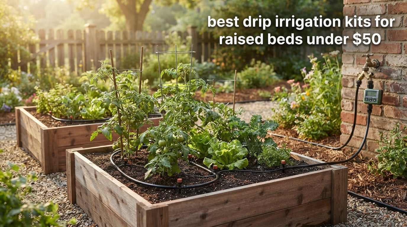 best drip irrigation kits for raised beds under $50