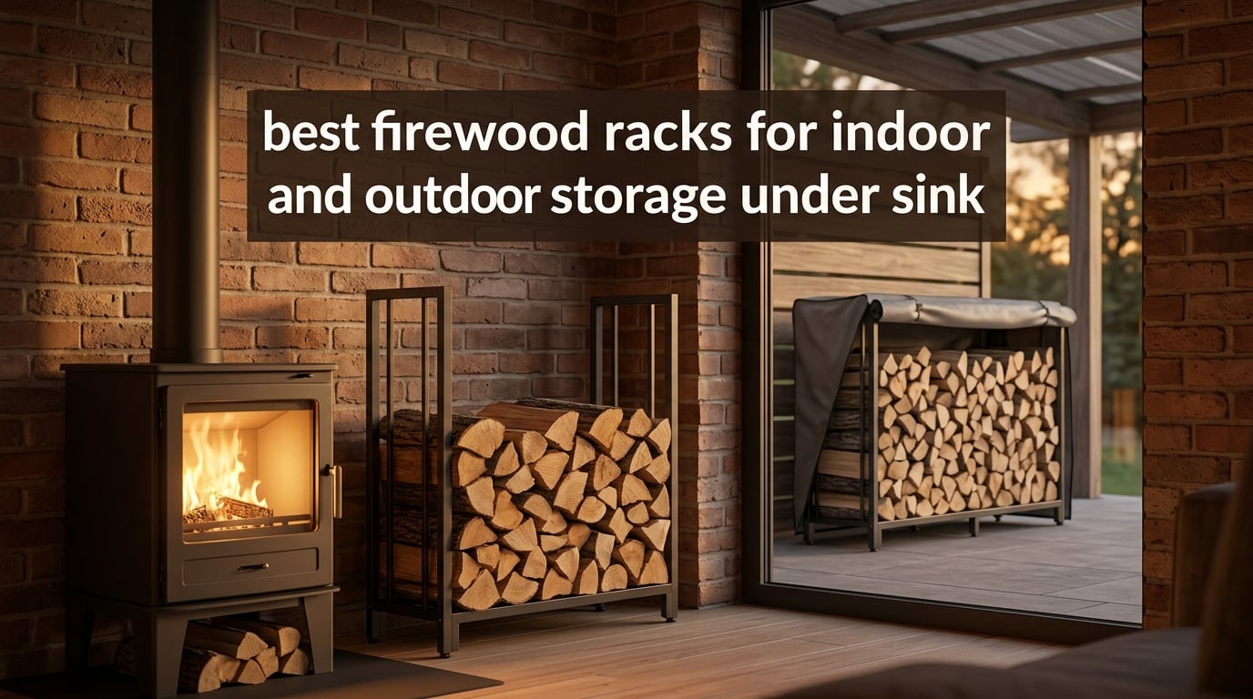 best firewood racks for indoor and outdoor storage under sink