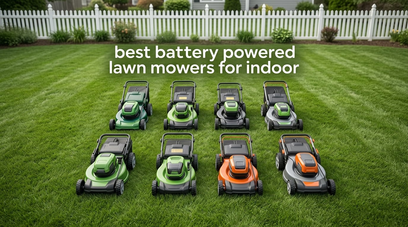 best battery powered lawn mowers for indoor