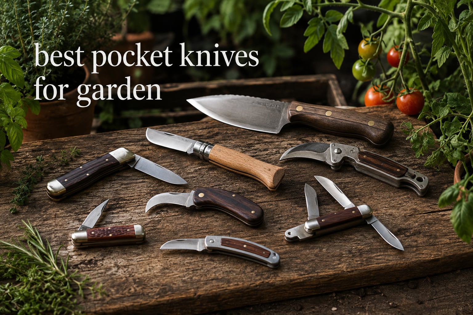best pocket knives for garden