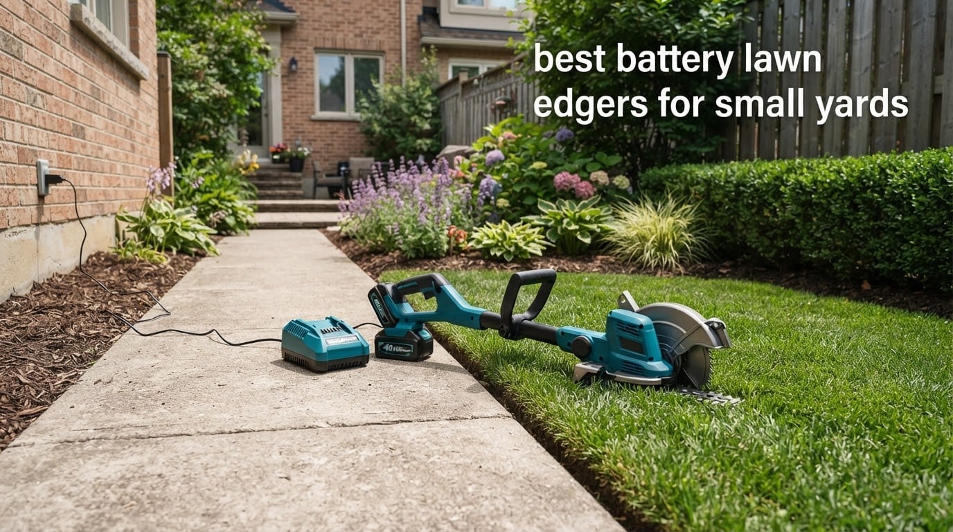 best battery lawn edgers for small yards
