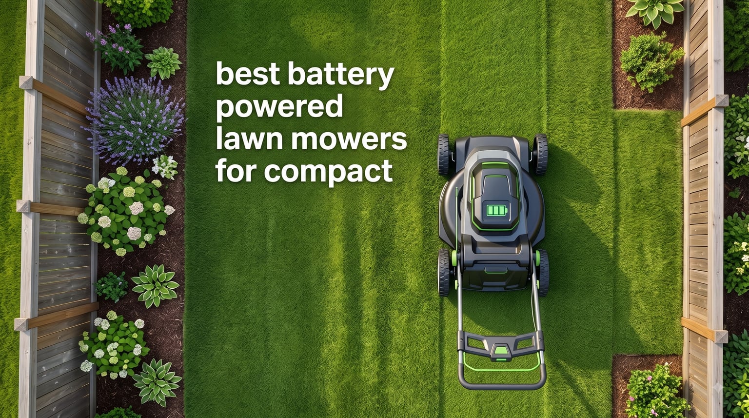 best battery powered lawn mowers for compact