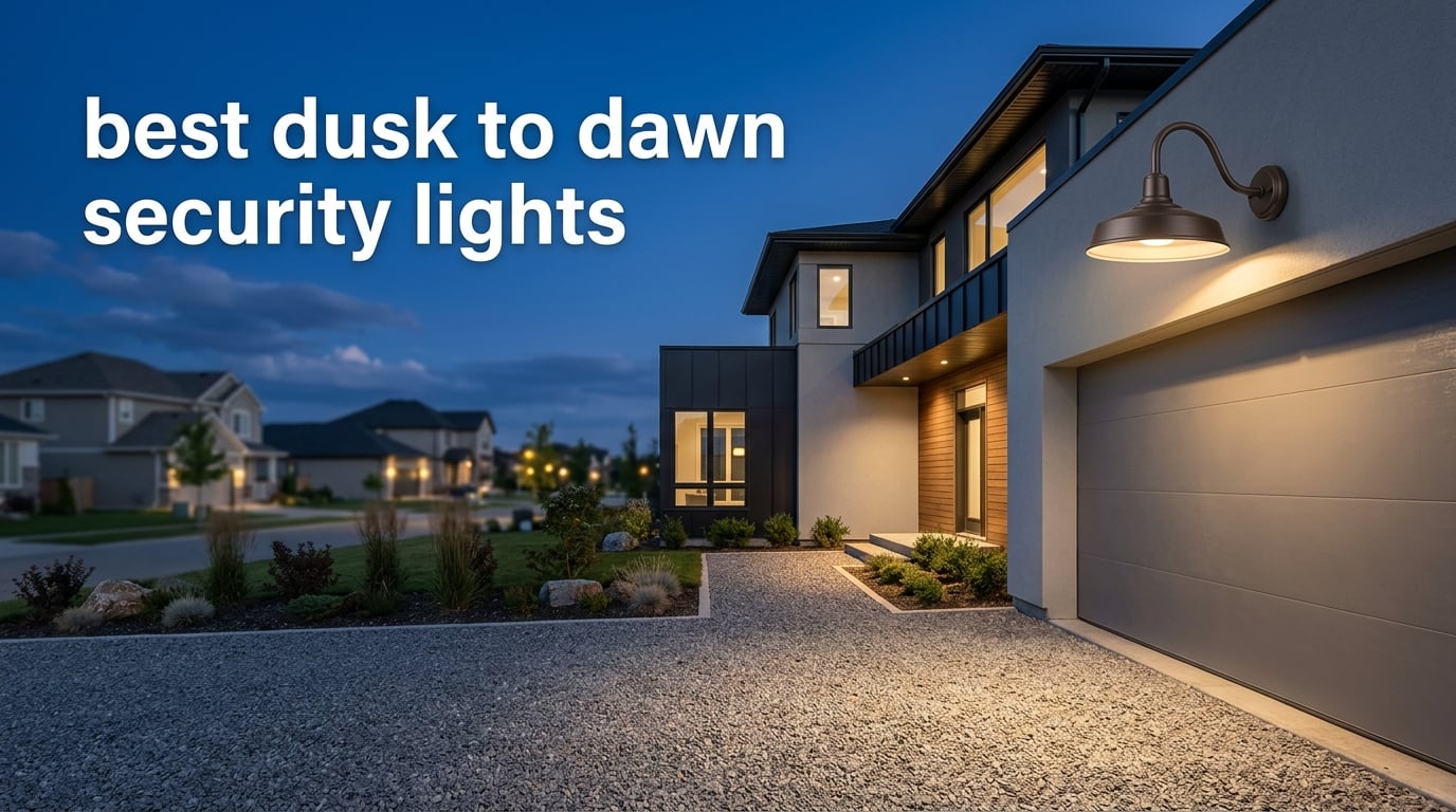 best dusk to dawn security lights