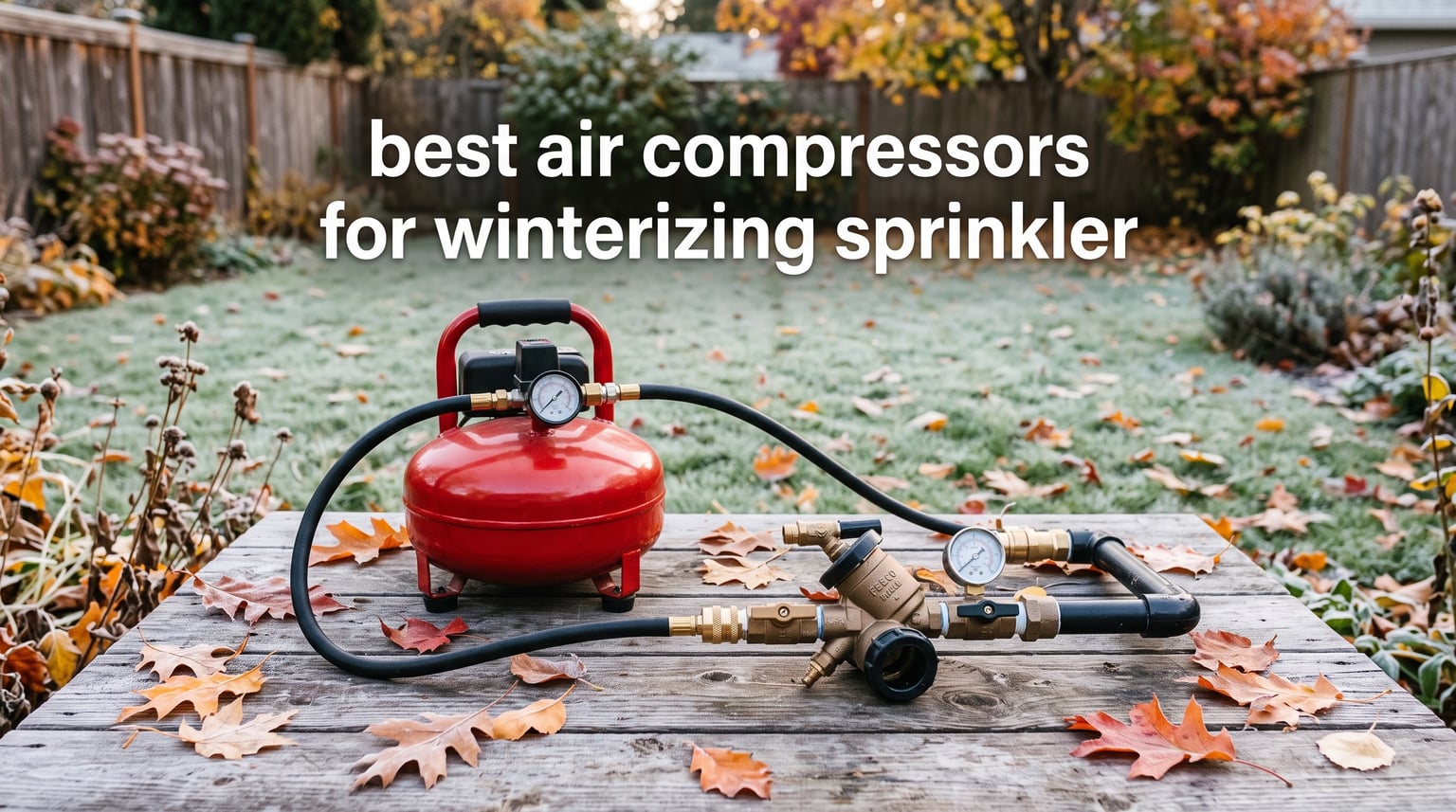 best air compressors for winterizing sprinkler