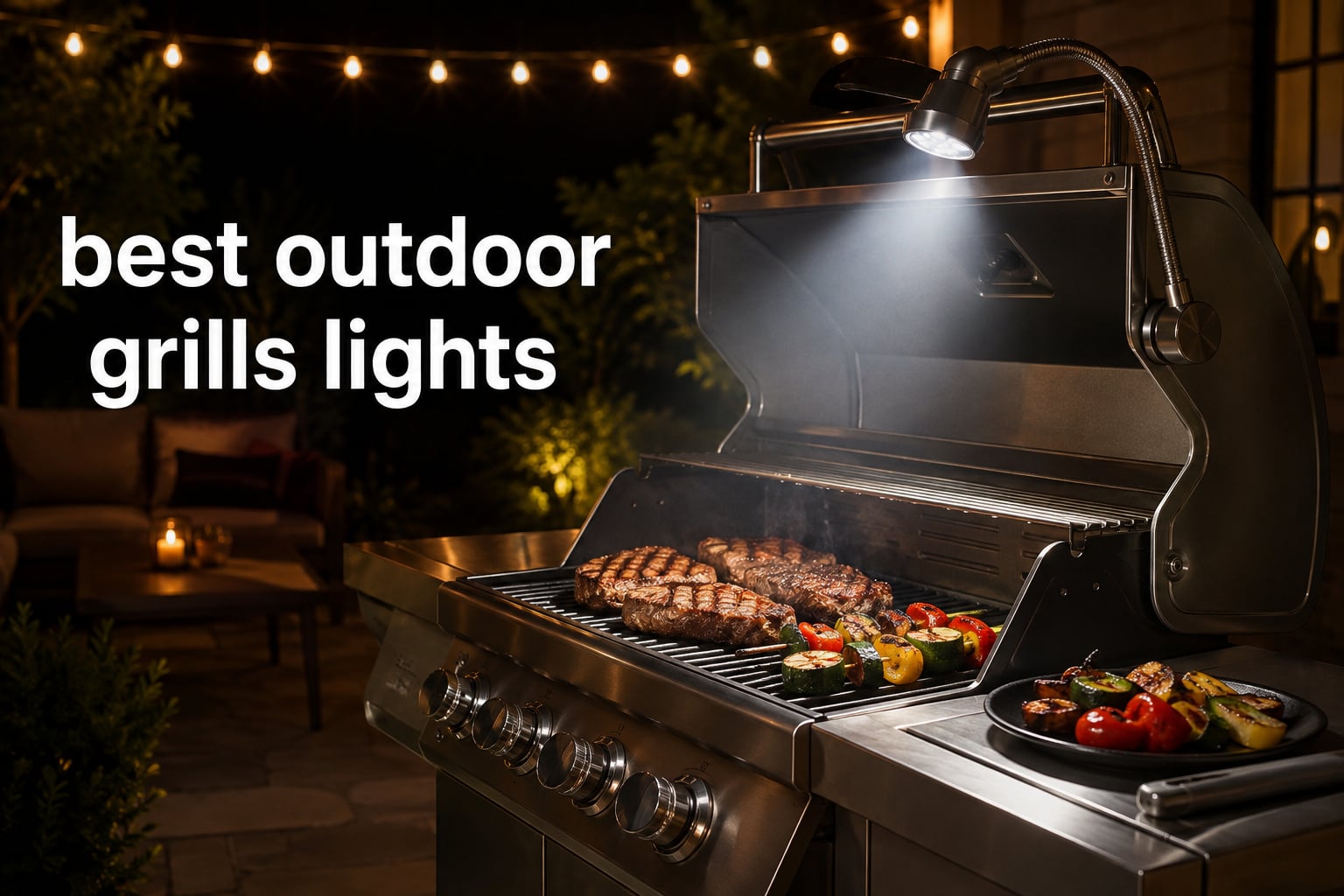 best outdoor grills lights