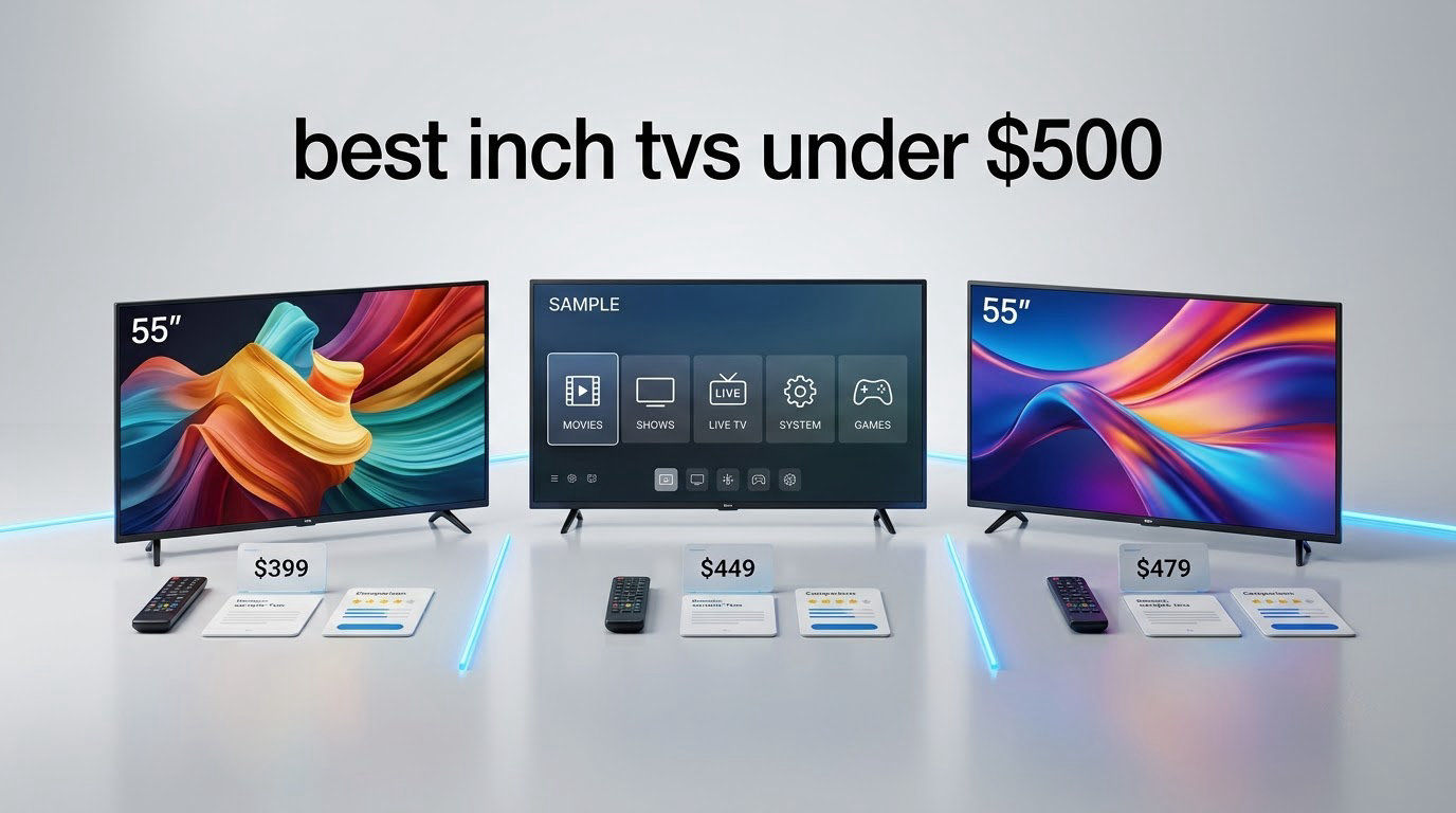 best 55 inch tvs under $500