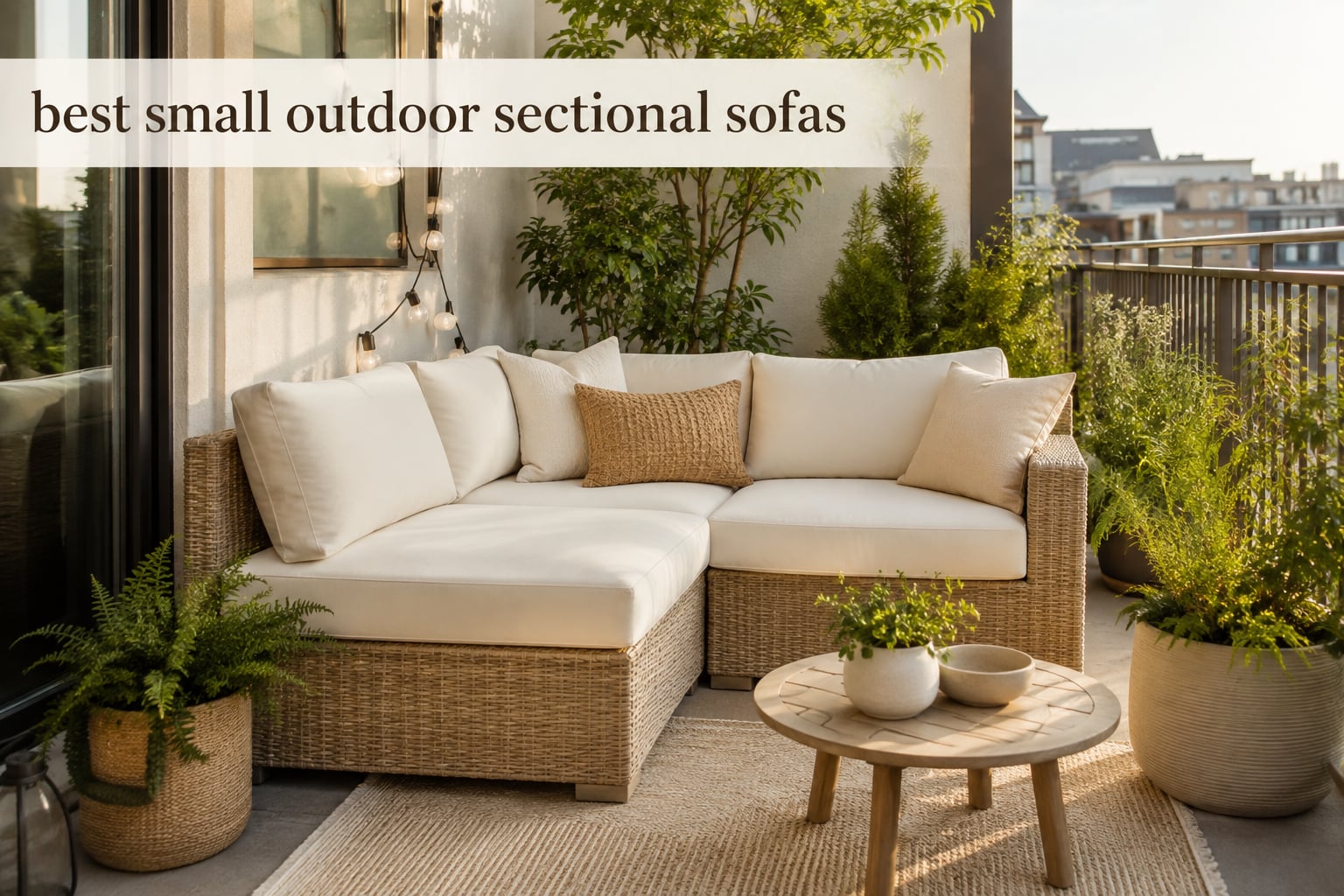 best small outdoor sectional sofas