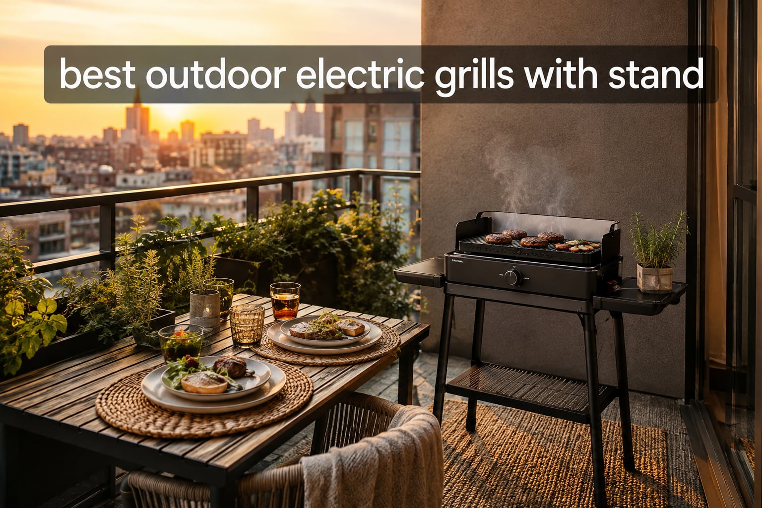 best outdoor electric grills with stand