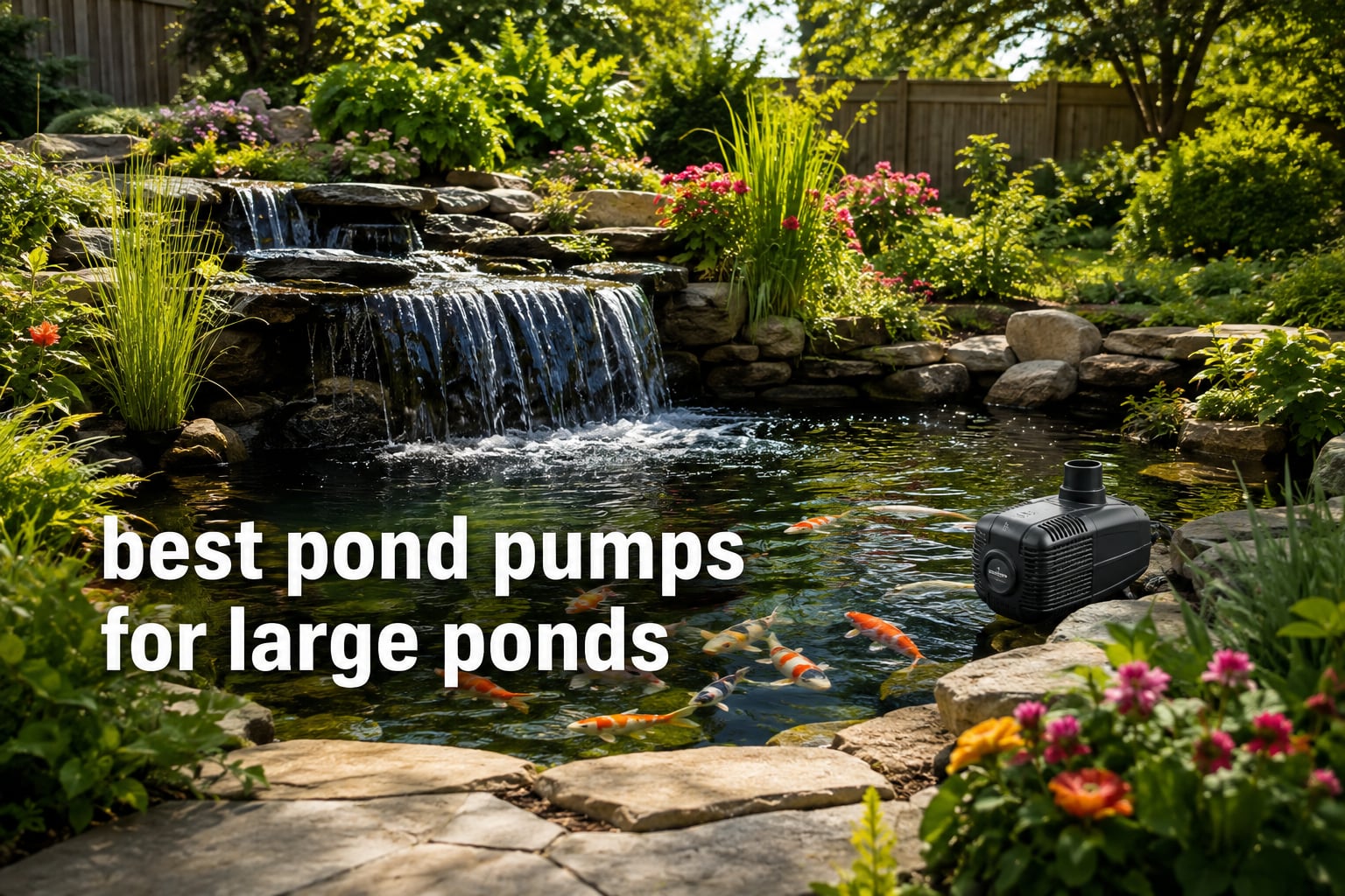 best pond pumps for large ponds