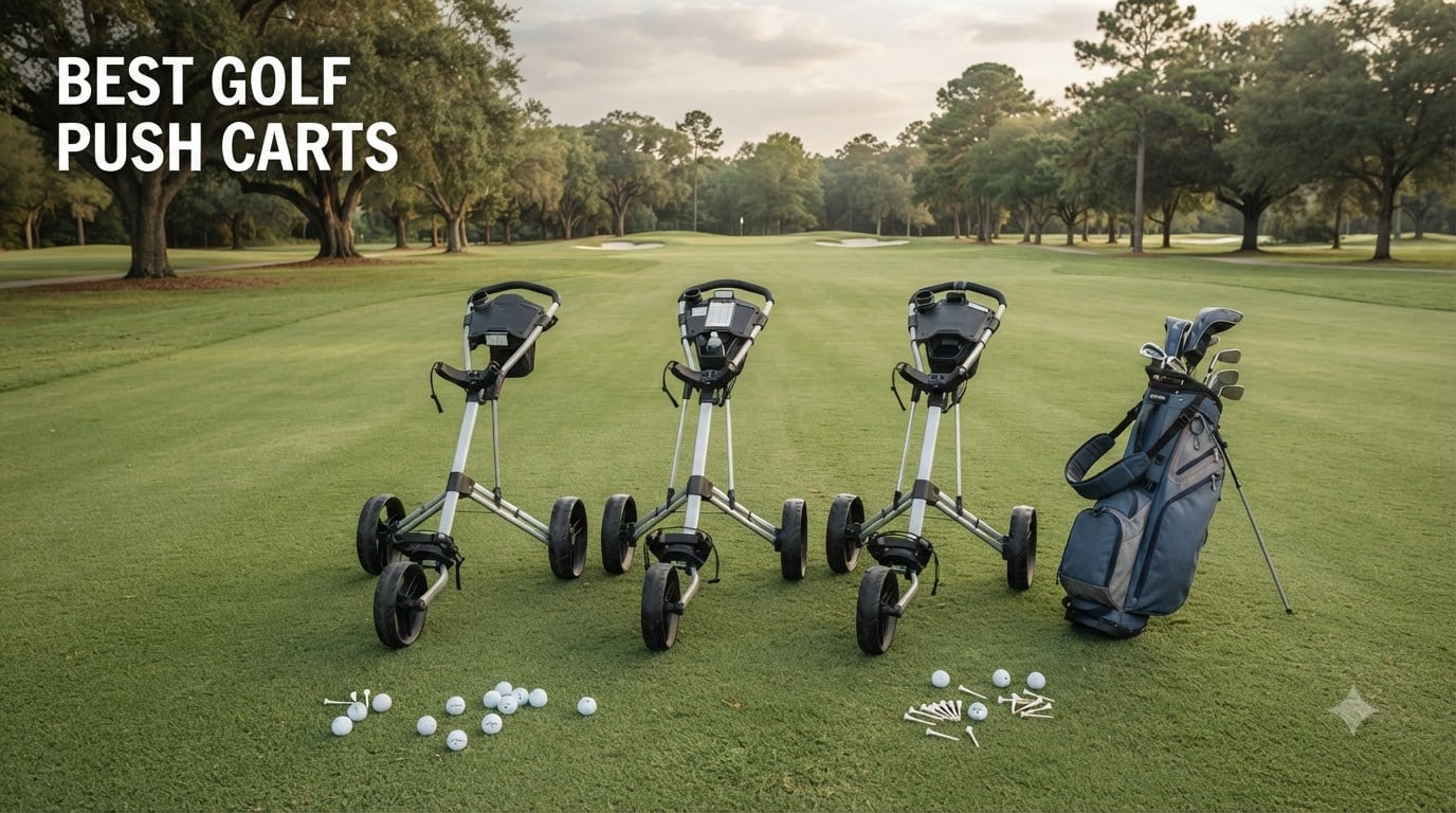 best golf push carts