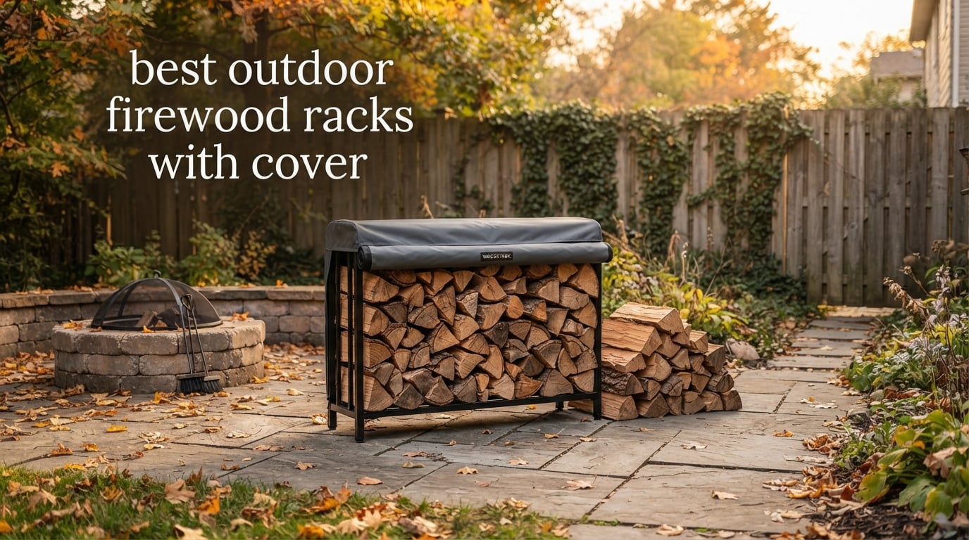 best outdoor firewood racks with cover
