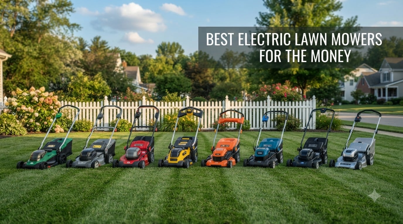 best electric lawn mowers for the money