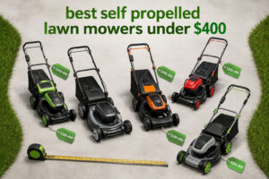 best self propelled lawn mowers under $400