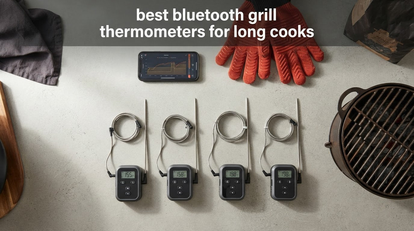 best bluetooth grill thermometers for long cooks