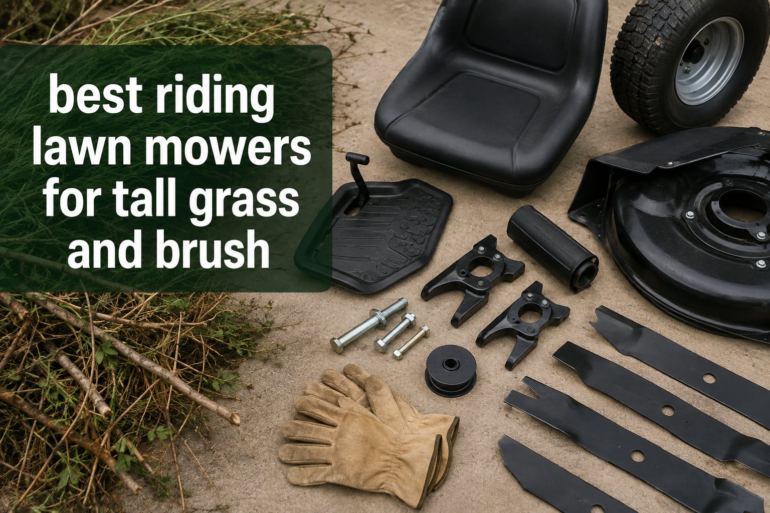 best riding lawn mowers for tall grass and brush