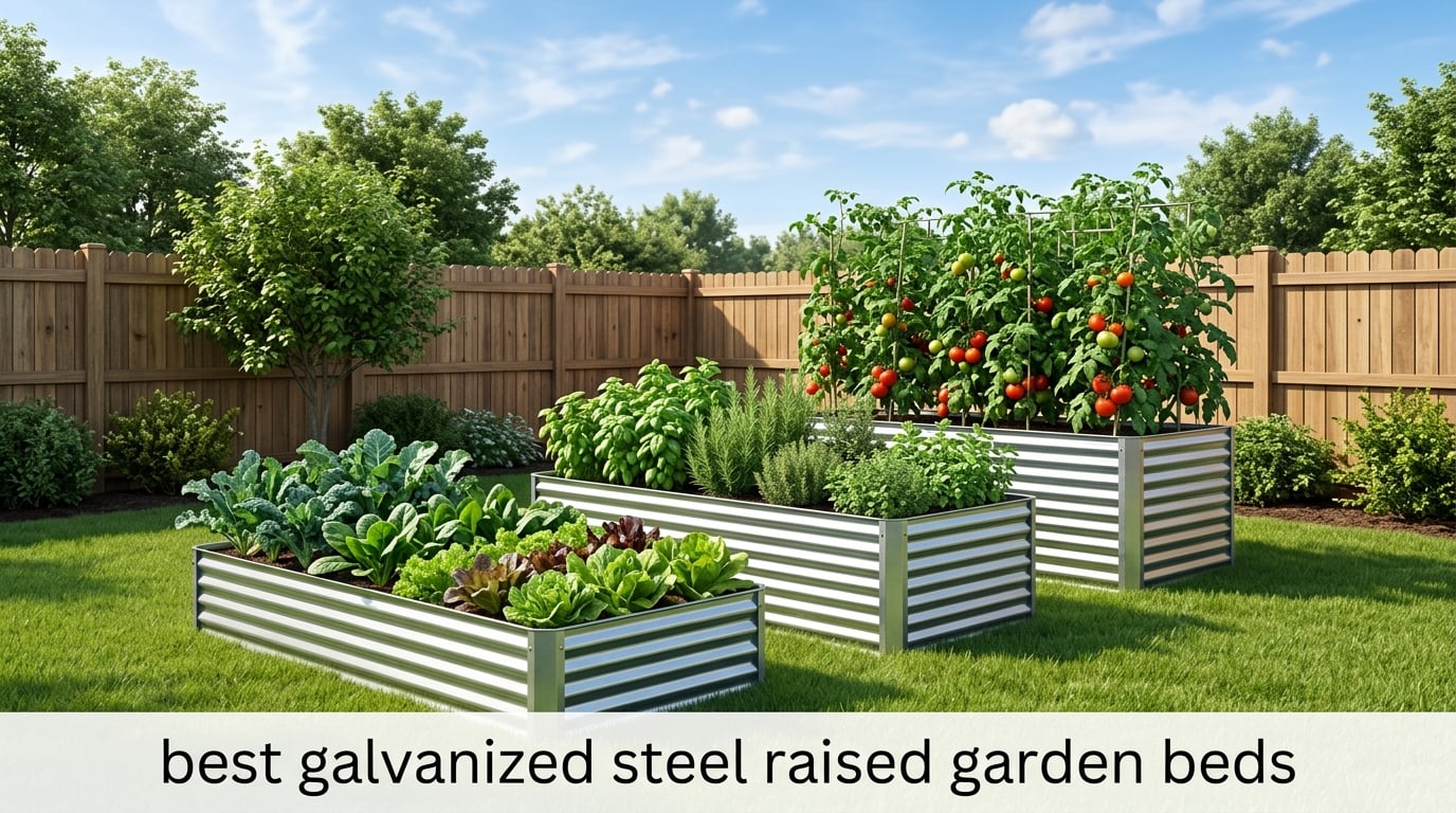 best galvanized steel raised garden beds