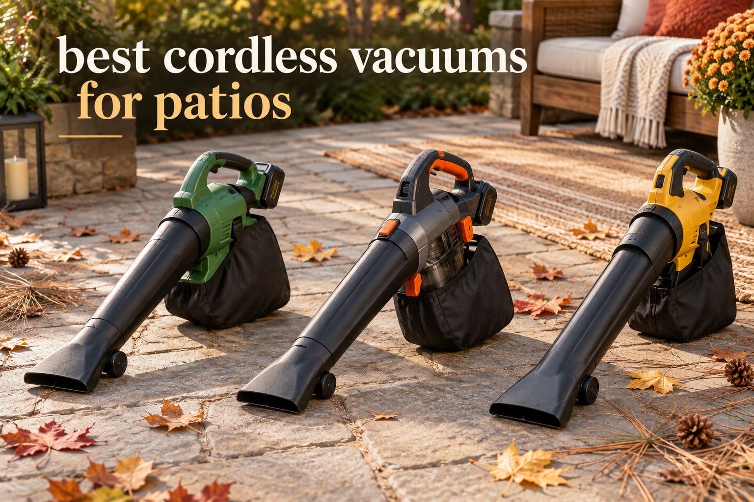 best cordless vacuums for patios