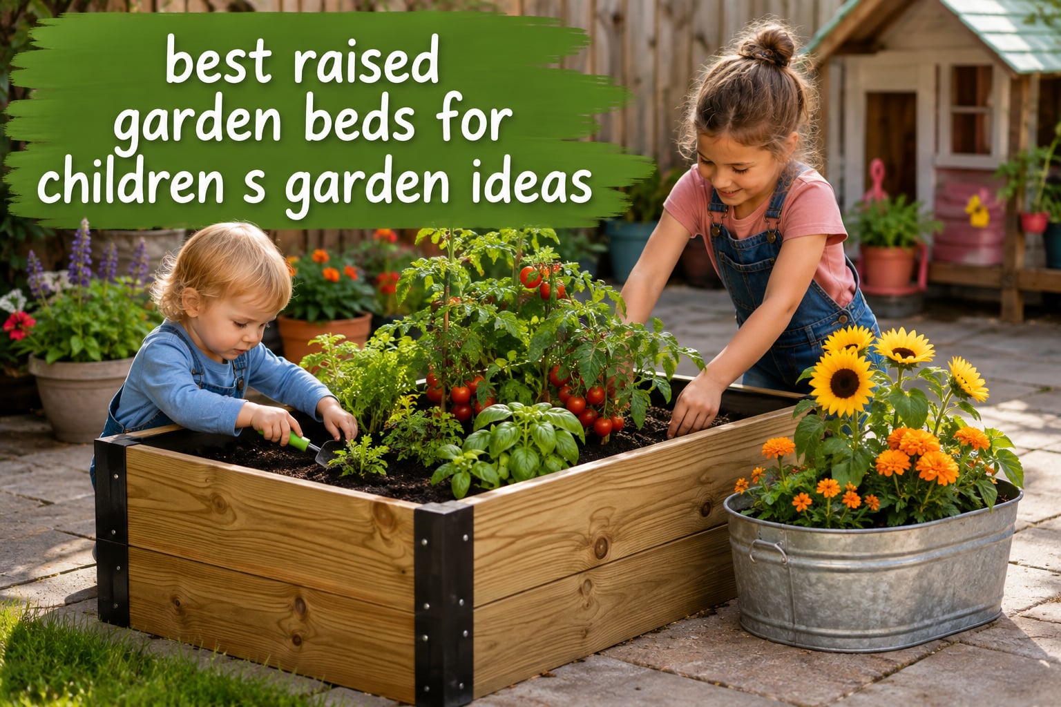 best raised garden beds for children s garden ideas