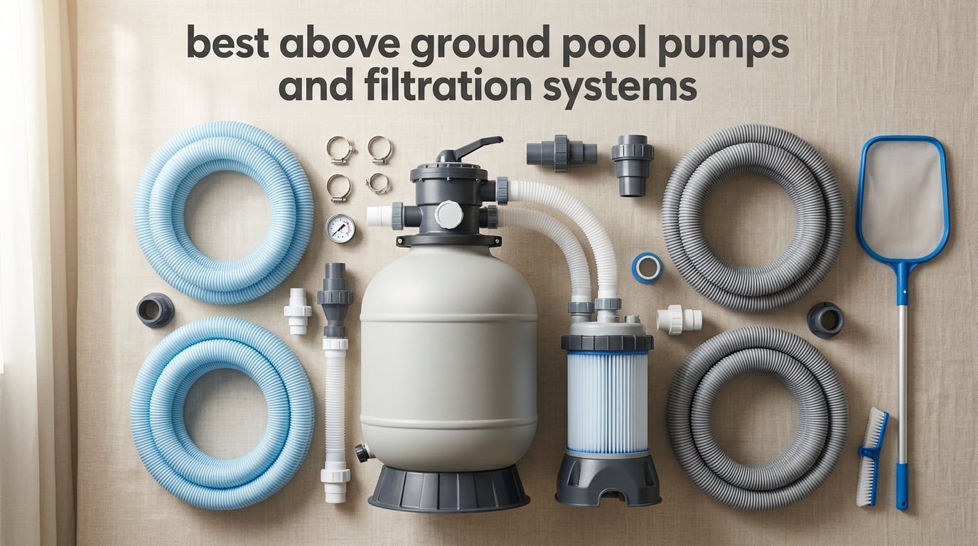 best above ground pool pumps and filtration systems