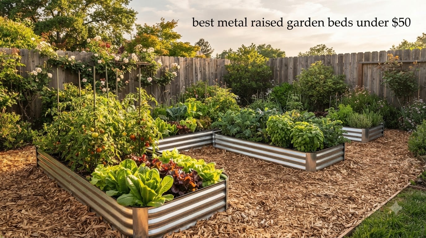 best metal raised garden beds under $50