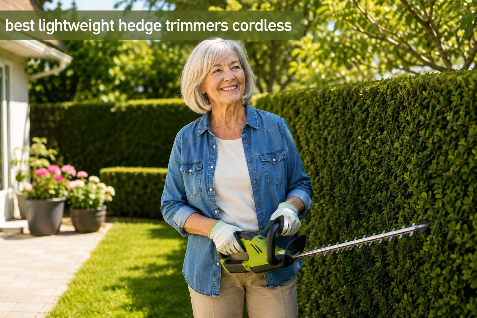 best lightweight hedge trimmers cordless