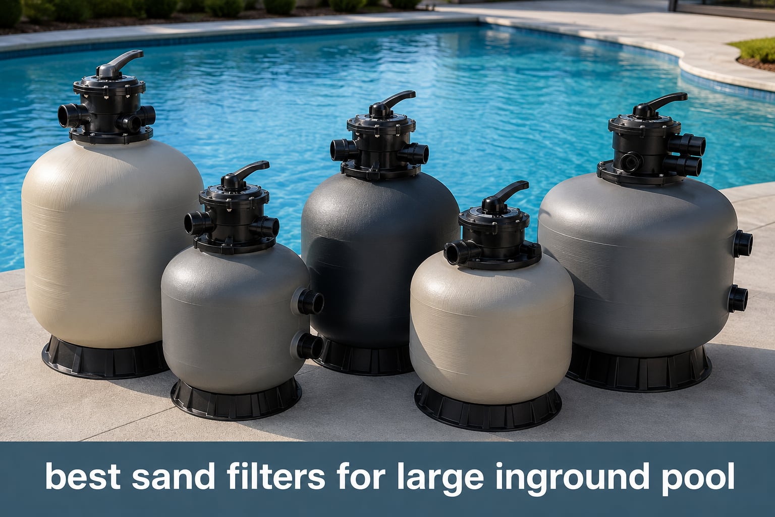 best sand filters for large inground pool