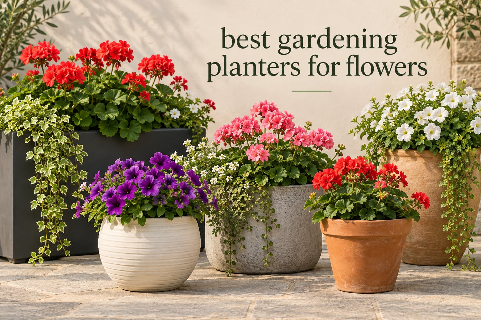 best gardening planters for flowers