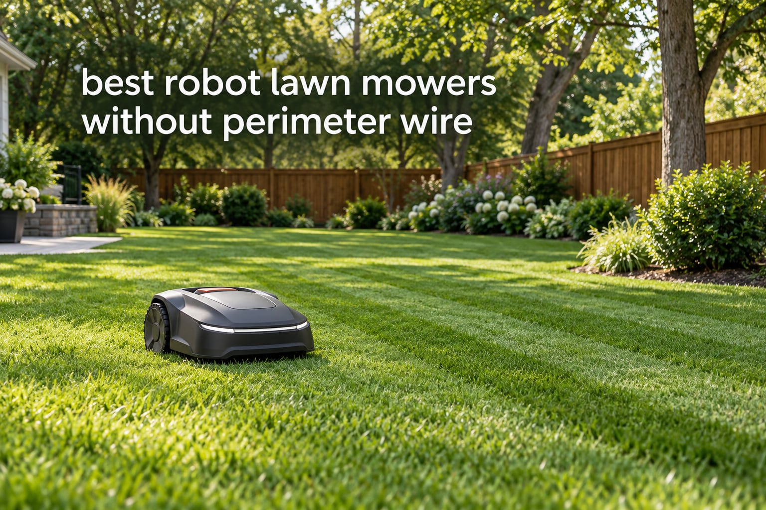 best robot lawn mowers without perimeter wire