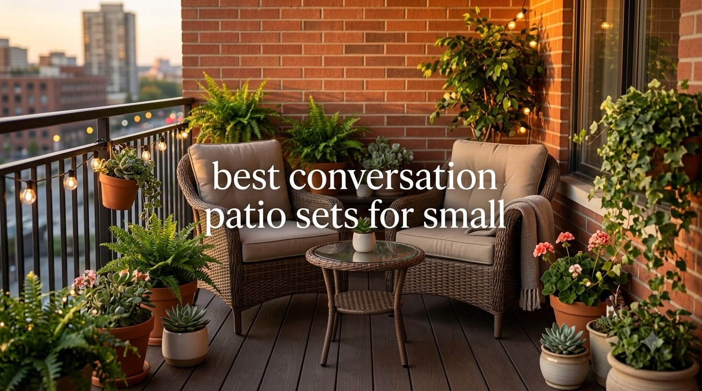 best conversation patio sets for small