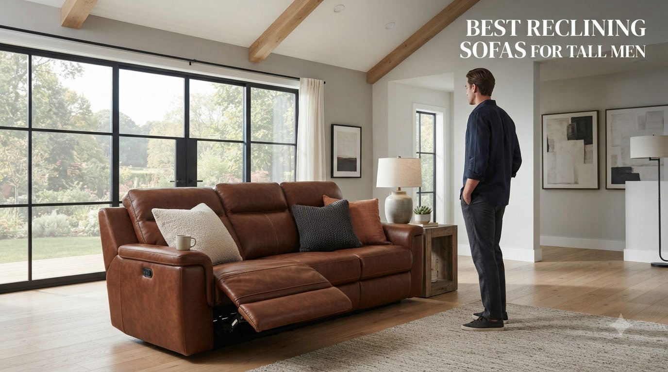 best reclining sofas for tall men
