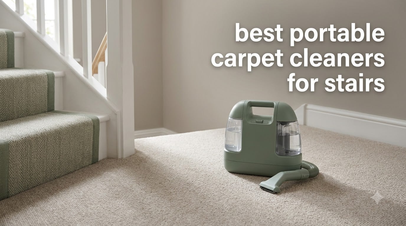 best portable carpet cleaners for stairs