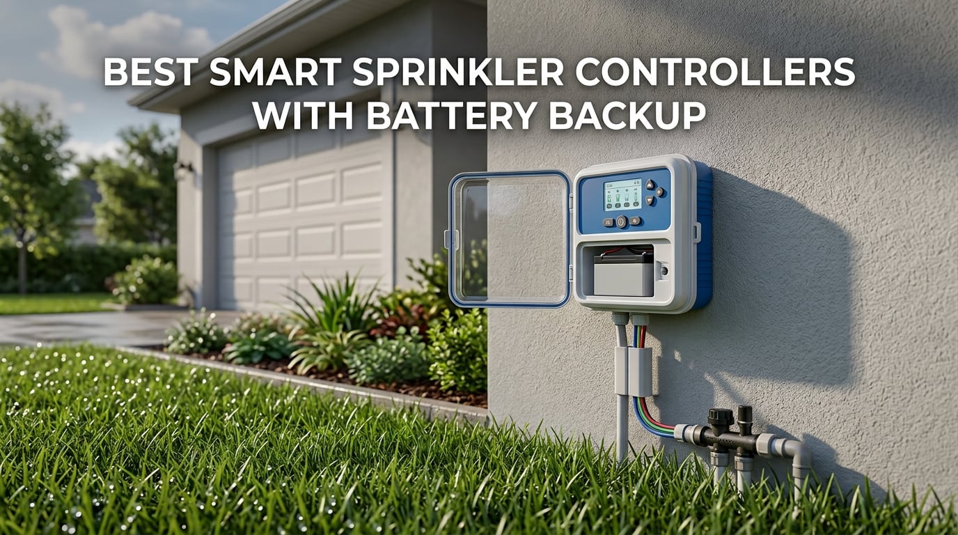 best smart sprinkler controllers with battery backup
