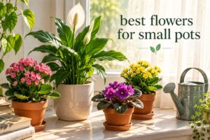 best flowers for small pots