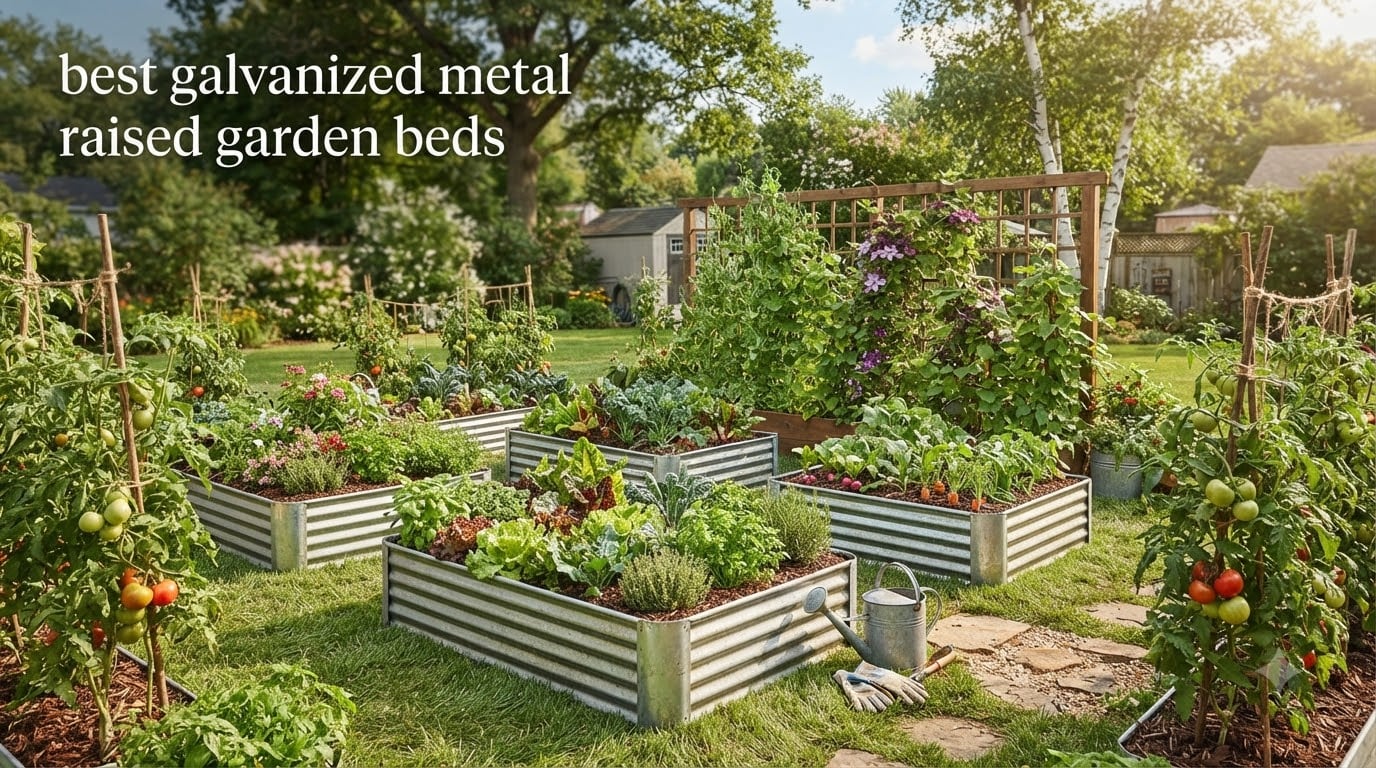 best galvanized metal raised garden beds