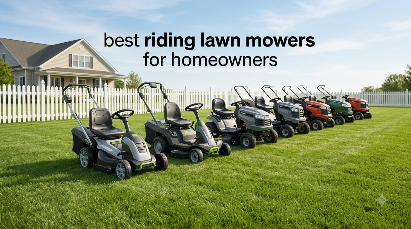 best riding lawn mowers for homeowners