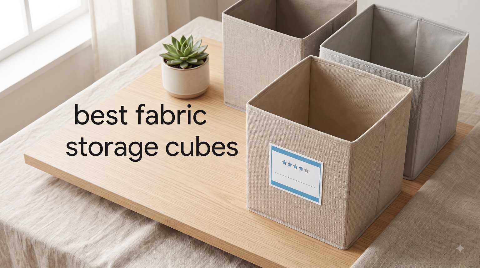 best fabric storage cubes